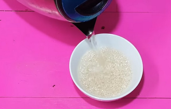 Cách làm sữa chua mít - ngâm bột báng