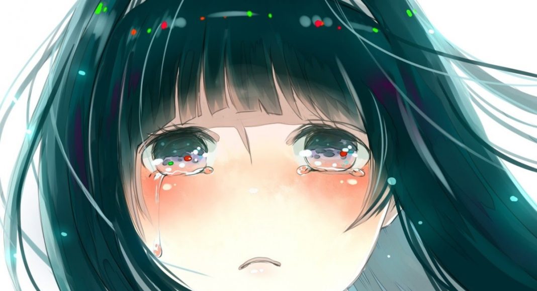 hình ảnh anime girl buồn, khóc 24