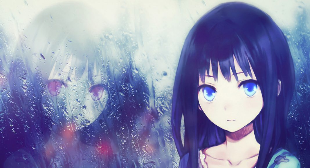 hình ảnh anime girl buồn, khóc 37